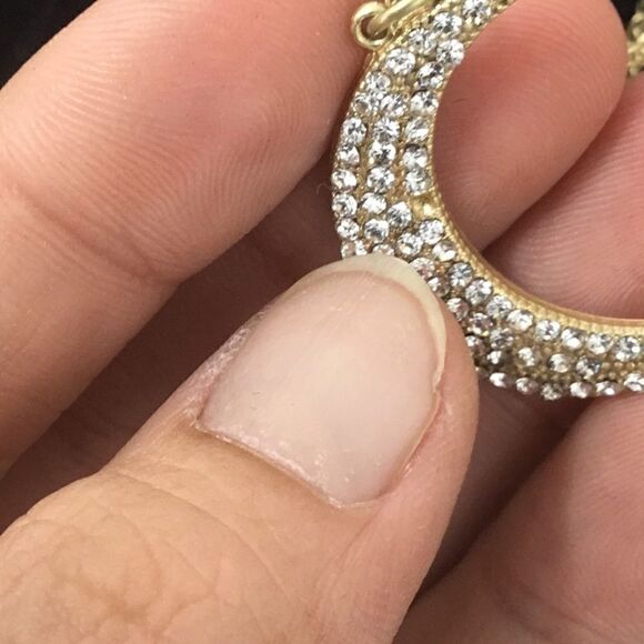 Canvas Ainsley Layered Moon Necklace (G2) - Picture 7 of 7